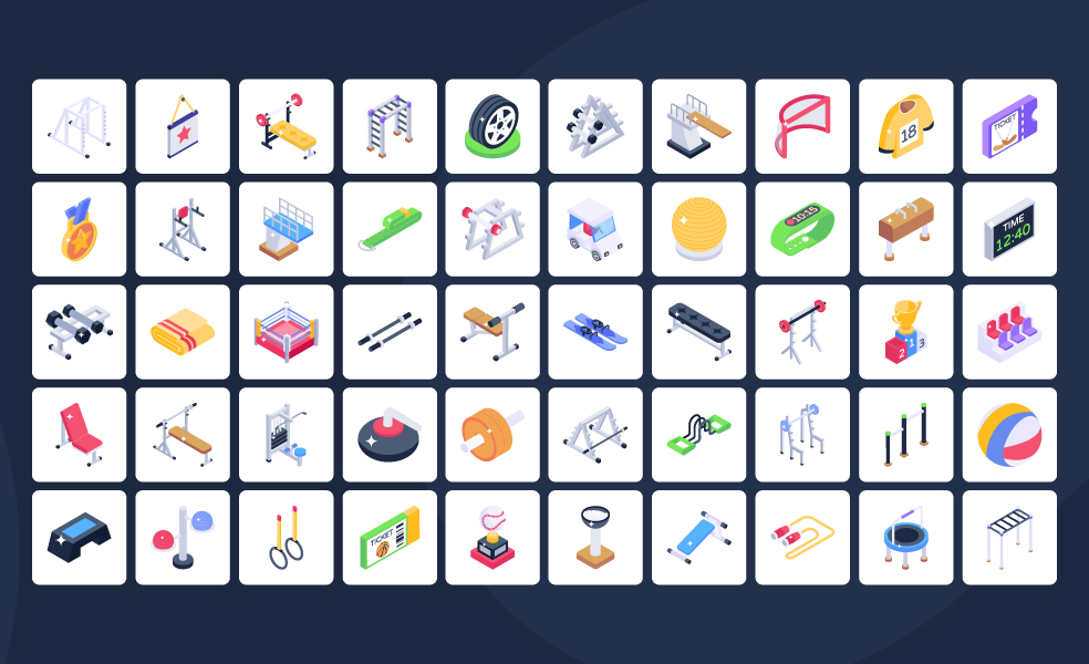 Sports-Isometric-Icons-Preview-5