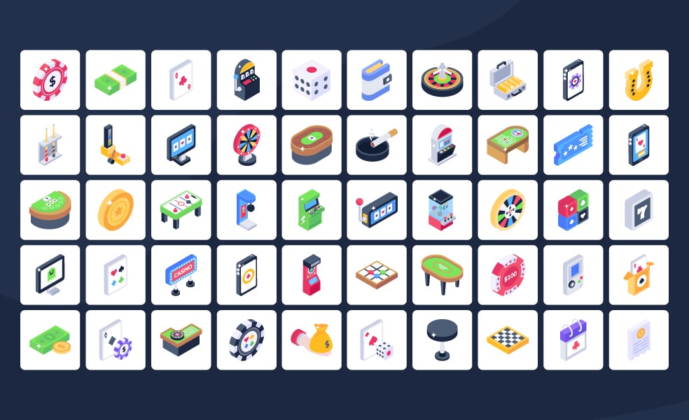 Casino-Isometric-Icons-Preview-3