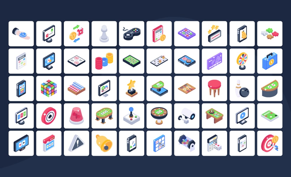 Casino-Isometric-Icons-Preview-4