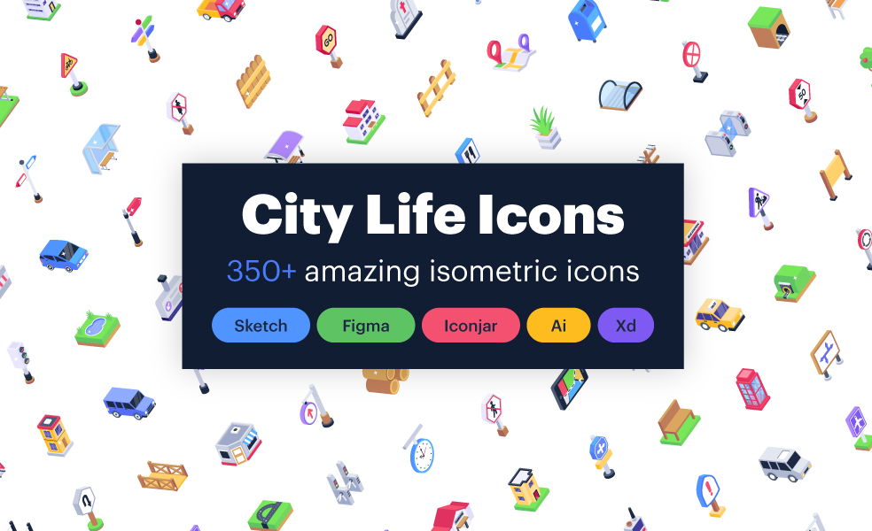 City-Life-Icons-Cover