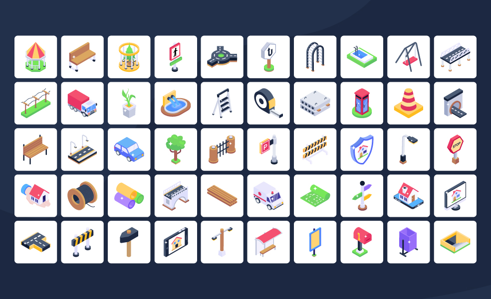 City-Life-Isometric-Icons-Preview-3