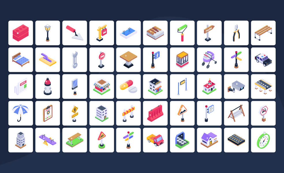 City-Life-Isometric-Icons-Preview-4