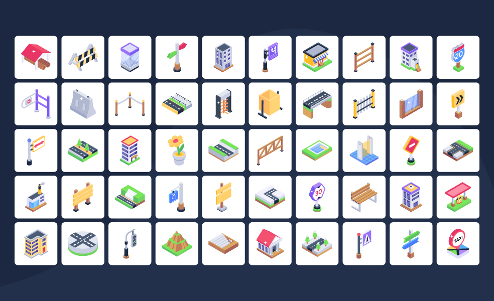 City-Life-Isometric-Icons-Preview-7