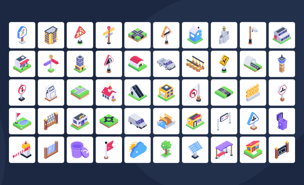 City-Life-Isometric-Icons-Preview-8