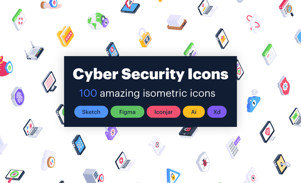 Cyber-Security-isometric-icons-cover