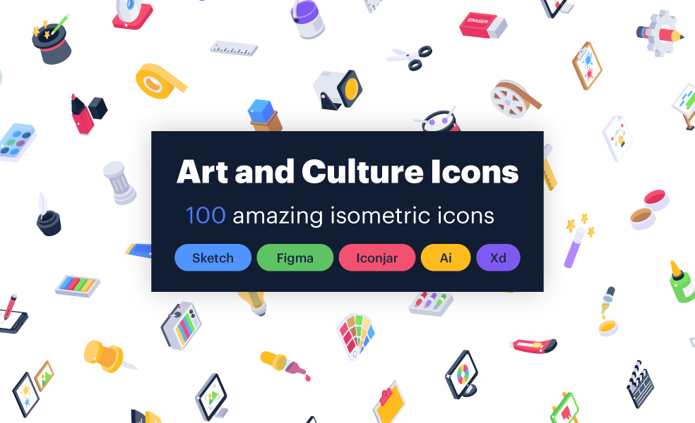 art-&-culture-isometric-icons-cover