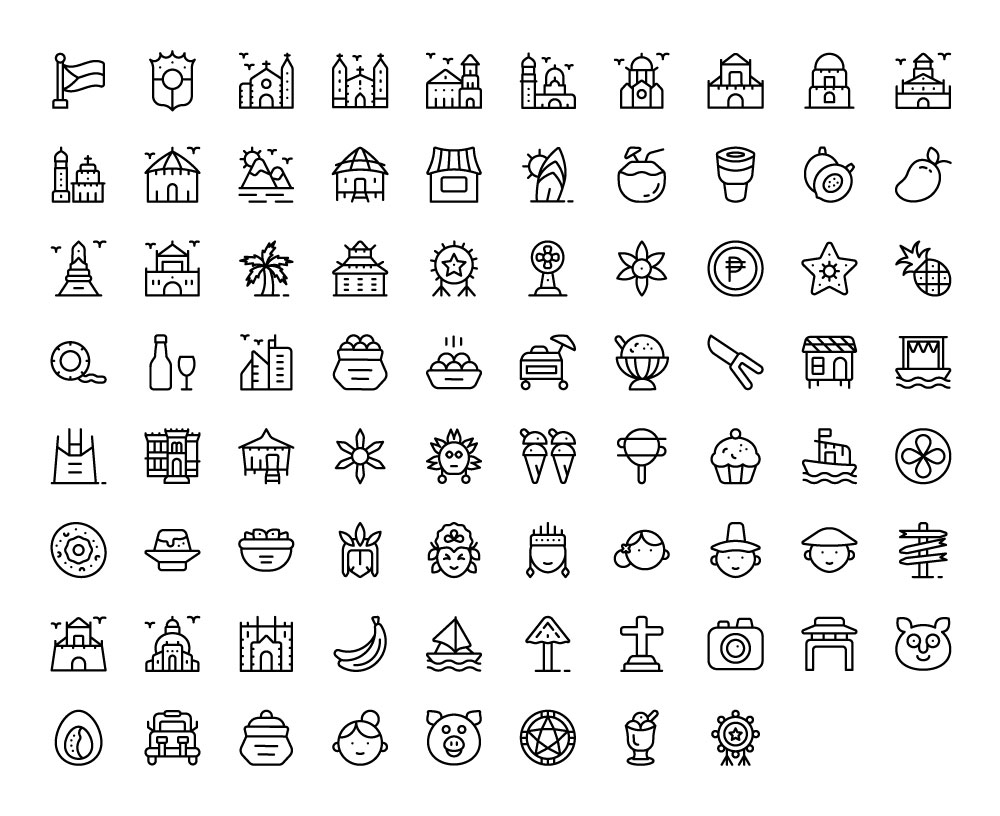 filpino-culture-line-icons-full-preview