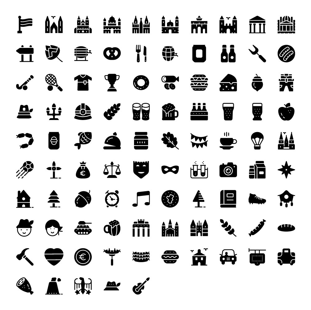 german-culture-glyph-icons-full-preview