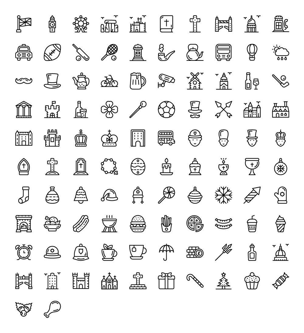 united-kingdom-culture-line-icons-full-preview