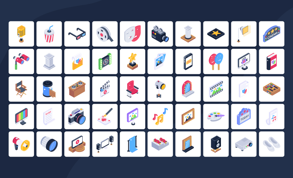 theatre-isometric-icons-preview-3