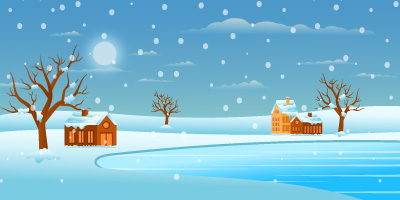 Have a look at this premium winter view illustration