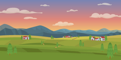 Mountains background illustrative design
