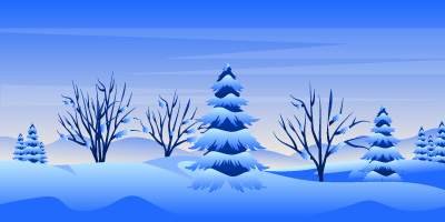 Amazing snow background flat vector style graphic