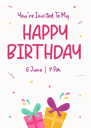 Wish happy birthday to your loved ones! Grab this vector template