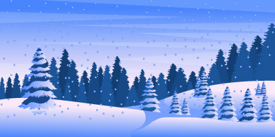 Amazing snow background flat vector style graphic
