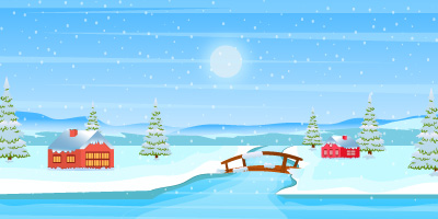 Have a look at this amazing design of winter background