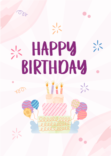 Birthday greetings card designs, design wishing card template by this vector