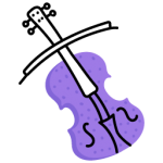 Get hold of this amazing flat icon of violin
