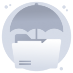 Download premium flat icon of data protection
