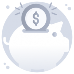 Grab this amazing flat conceptual icon of money saving