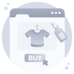 Grab this amazing flat conceptual icon of buy