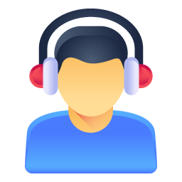 Grab this amazing flat icon of audio listening