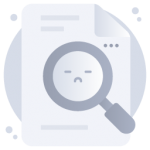 Concept flat vector of search file