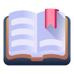 Book flat editable icon is visually perfect