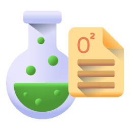 A well designed flat icon of lab result