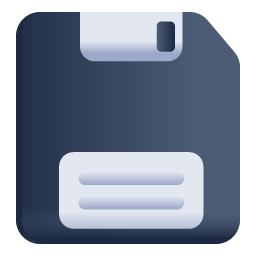 Get hold on this flat icon of floppy disk