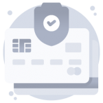 Secure payment, is a flat conceptual icon with download facility