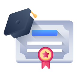A well designed flat icon of academic degree
