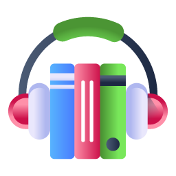 Audio course flat icon is visually perfect