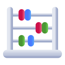 Have a look at this amazing flat icon of abacus
