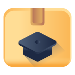 Graduation flat icon is premium and visually perfect