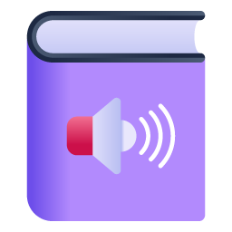 Download premium flat icon of audio learning